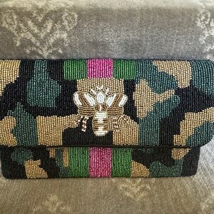 Bumblebee Beaded Clutch
